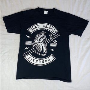 Men’s Medium Death Before Dishonor Boston Hardcore
